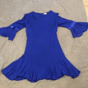 Royal blue dress